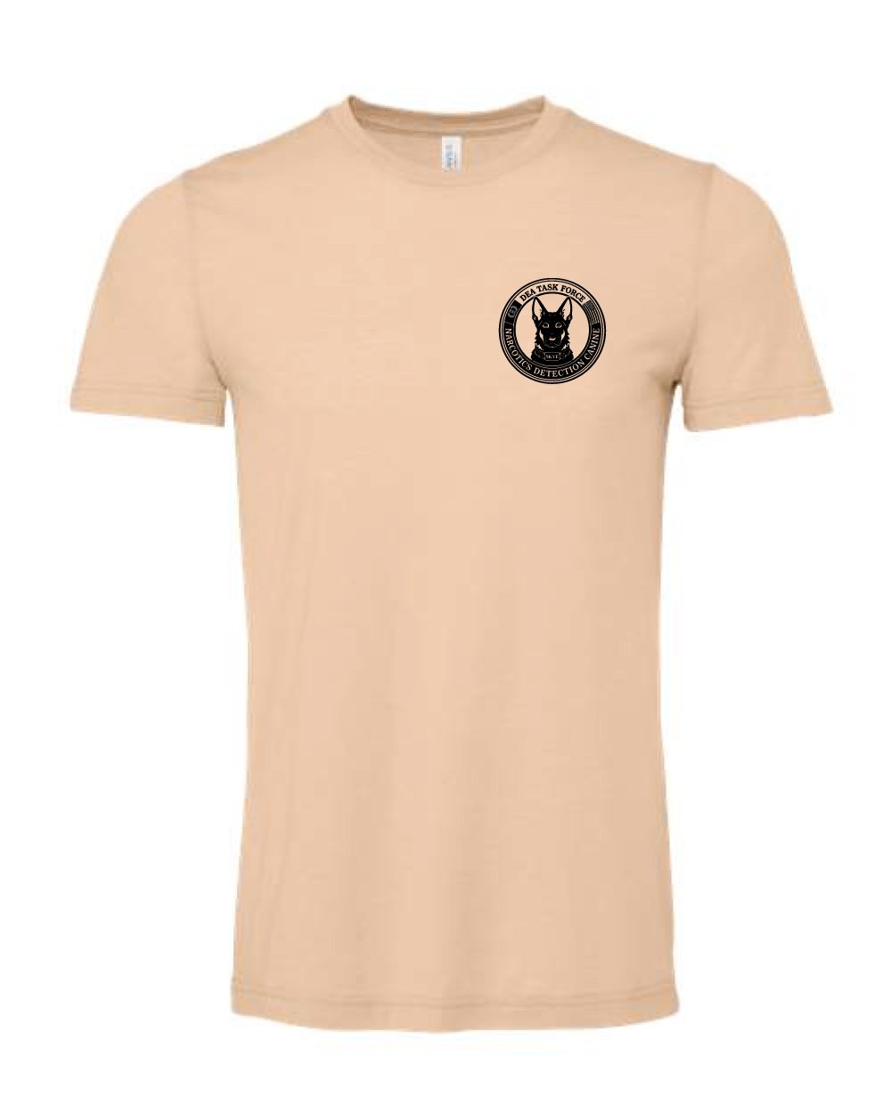 Adult Short Sleeve Coyote Brown Tees