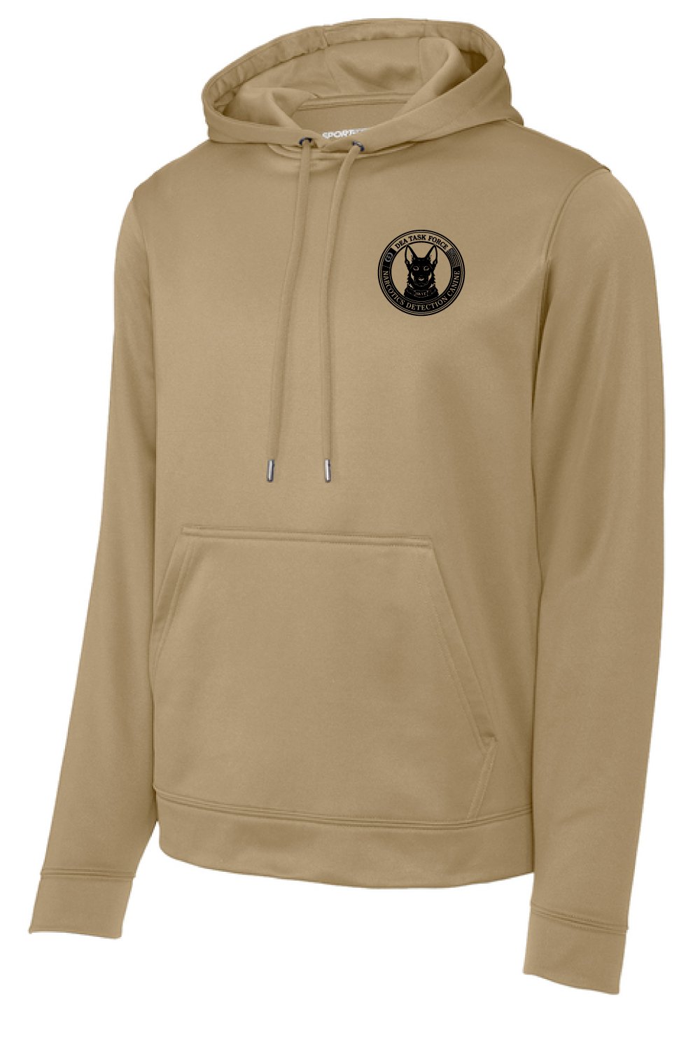 Adult Coyote Brown Performance Hoodie